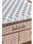 Baklava Yatak 90X200 cm Tek Kişilik Ultra Ortopedik Çok Sert Pedli Lüks Yatak 30 cm Krem Kumaş 4