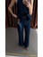 Gold Detaylı Denim Takım 3