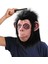 Siyah Saçlı Kafaya Tam Geçmeli Lateks Şempanze Maskesi - Lateks Maymun Orangutan Goril Maske Et Maske (Lisinya) - 420857-1453 1