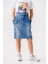 Kız Çocuk Yan Cepli Kot Etek 2954 1
