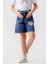Kız Çocuk Sol Yırtık Kot Şort 2871 2
