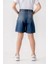 Kız Çocuk Sol Yırtık Kot Şort 2871 3