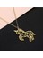 Has Altın Kaplama Origami Unicorn 925K Kolye 1