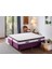 Niron Violet Yatak Seti 140x190 cm Çift Kişilik Yatak Baza Başlık Takımı - Orta Sert Yatak Mor Baza ve Başlığı 6