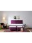 Niron Purple Yatak Seti 160x200 cm Çift Kişilik Yatak Baza Başlık Takımı - Orta Sert Yatak Mor Baza ve Başlığı 2