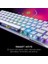 Pro Tenkeyless Lineer Optik Titan Switch Pc Oyun Klavyesi Beyaz Vulcan Iı Mini 3