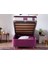 Niron Purple Baza ve Başlık Seti - 80x180 cm Tek Kişilik Sandıklı Mor Kumaş Baza ve Başlığı 2