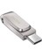 Ultra Dual Drive Luxe USB Bellek 128 GB Silver 3