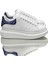Women’s Alexander Mcqueen Sneakers - Sneaker In White/navy Blue - Alexander Mcqueen Kadın Sneaker 1