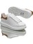 Mcqueen Women's Sneakers - Sneaker In White/gold Shiny - Alexander Mcq Kadın Sneaker 4