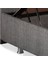 Niron Silver Yatak Baza Başlık Seti 140x190 Çift Kişilik Full Ortopedik Yatak Gri Keten Baza Başlık 8