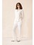 Naturel Look Gömlek Pantolon Salaş Takım Ekru 9306-TK 1