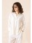 Naturel Look Gömlek Pantolon Salaş Takım Ekru 9306-TK 3