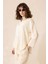 Naturel Look Gömlek Pantolon Salaş Takım Krem 9306-TK 5