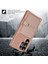 Samsung Galaxy S25 Ultra Kılıf Kart Tutuculu Pu Deri+Tpu Telefon Arka Kapak-Pembe (Yurt Dışından) 4