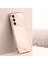 Xınlı Samsung Galaxy A56 5g Kılıf Tpu Telefon Kapağı, Elektro Kaplama Çerçeveli-Pembe (Yurt Dışından) 5