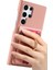 Samsung Galaxy S25 Ultra Pu Deri Telefon Arka Kapak Sevimli Ayı Tasarımlı Kart Tutucu-Pembe (Yurt Dışından) 4