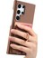 Samsung Galaxy S25 Ultra Pu Deri Telefon Arka Kapak Sevimli Ayı Tasarımlı Kart Tutucu-Kahverengi (Yurt Dışından) 4
