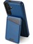 Samsung Galaxy A55 5g Kılıf Magsafe ile Uyumlu Çıkarılabilir Kart Tutucu Kickstand Deri Telefon Arka Kapak-Mavi (Yurt Dışından) 2