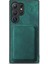 Samsung Galaxy S25 Ultra Kılıf Çıkarılabilir Kart Yuvalı Retro Deri Tpu Telefon Arka Kapak-Yeşil (Yurt Dışından) 2