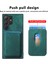Samsung Galaxy S25 Ultra Kılıf Çıkarılabilir Kart Yuvalı Retro Deri Tpu Telefon Arka Kapak-Yeşil (Yurt Dışından) 5