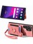 Samsung Galaxy S25 Ultra Retro Pu Deri Arka Kapak Rfıd Engellemeli Kart Tutucu-Pembe (Yurt Dışından) 2