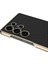 Gkk Samsung Galaxy S25 Ultra Kılıf Galvanik Kickstand Pu Sert Pc Telefon Arka Kapak-Karbon Fiber Doku (Yurt Dışından) 4