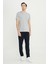 Pamuklu Slim Fit Dar Kesim Bisiklet Yaka Tişört 2