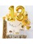 3 Numara Folyo Gold Balon Folyo Altın Balon 100 cm 40inç 3