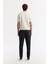 Erkek Ekru Polo Yaka Jakarlı Buklet İplik Triko T-shirt A51Y5040 4