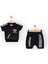 Baby Marka Addas Desen Interlok Şortlı Ikili Takım Unisex 6-24 Ay 1