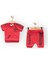 Baby Marka Addas Desen Interlok Şortlı Ikili Takım Unisex 6-24 Ay 1