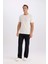 Slim Fit Dar Kesim Bisiklet Yaka Modal Karışımlı Pamuklu Basic Düz Kısa Kollu Tişört M6606AZ25SP 2