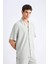 Relax Fit Polo Yaka Pamuklu Yazlık Kısa Kollu Gömlek D8875AX25SM 3