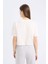 Boxy Fit Bisiklet Yaka Basic Düz Penye Kısa Kollu Tişört C7459AX25SM 5