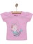 Basic Kız Deniz Kızı Unicorn Baskılı T-Shirt Kız Bebek 3
