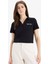 Slim Fit Dar Kesim Polo Yaka Nakış Baskı Baskılı Modal Kısa Kollu Tişört E5150AX25SM 3