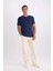 Slim Fit Dar Kesim Bisiklet Yaka Modal Karışımlı Pamuklu Basic Düz Kısa Kollu Tişört M6606AZ25SP 2