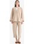 Relax Fit Basic Düz Düğmeli Keten Görünümlü Uzun Kollu Hırka Tunik E5351AX25SP 2