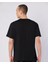 Logo Caffa Erkek Siyah Regular Fit Tişört 2