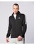 222 Banda Moste Full Zip Erkek Siyah Regular Fit Fermuarlı Eşofman Üstü 3