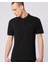 Authentic Ferior Erkek Siyah Regular Fit Polo Yaka Tişört 2