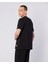 Connel Tee Erkek Siyah Comfort Fit Tişört 5