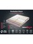 Exclusive Yatak 90x190 Tek Kişilik Visco Yatak Ekstra Lüks Yaysız Yatak 24 cm Pamuklu Keten Doğal Kumaş 4