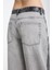 Reneta 197 Normal Bel Çift Renk Siyah Gri Baggy Jeans Kadın 3
