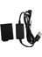 Tamamen Çözülmüş Dc Çoğaltıcı -E8 Güç Adaptörünü Değiştirin 550D 600D 650D 700D Kiss X4 X6 T2I T4I T5I USB Güç Kablosu (Yurt Dışından) 1