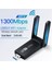 1300 Mbps 2.4g 5.8g Usb3.0 Dual Band Kablosuz Lan Adaptörü Anten Wifi Alıcısı Masaüstü Dizüstü Için Kablosuz Lan Adaptörü (Yurt Dışından) 2