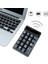 2.4 Ghz Kablosuz Klavye Mini USB Sayısal Tuş Takımı 19 Tuşları Numara Pad Numpad Alıcısı Muhasebe Dizüstü Pc Bilgisayar(B) (Yurt Dışından) 5