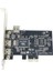Pcı-E 1x Ieee 1394A Masaüstü Bilgisayar Için 4 Bağlantı Noktalı(3+1) Firewire Kart Adaptörü A06 21 (Yurt Dışından) 3