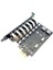 USB 3.0 Pcı Express Adaptörü Pcı E - 7 Bağlantı Noktası USB 3 Genişletme Adaptör Kartı Usb3 Pcıe Pcı-E X1 Denetleyici Dönüştürücü (Vıa) (Yurt Dışından) 5